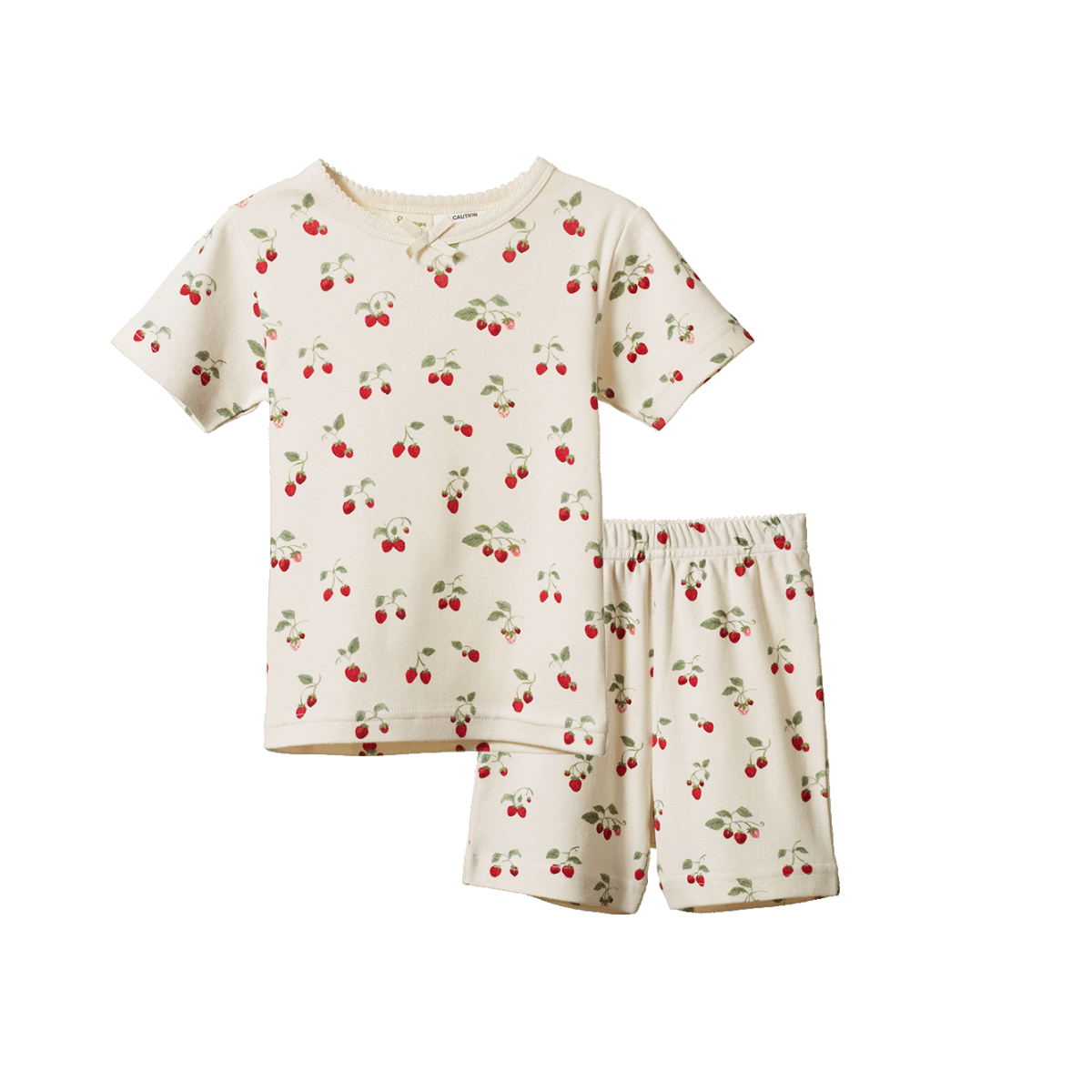 Nature Baby Shortie Pyjama Set Strawberry Blush