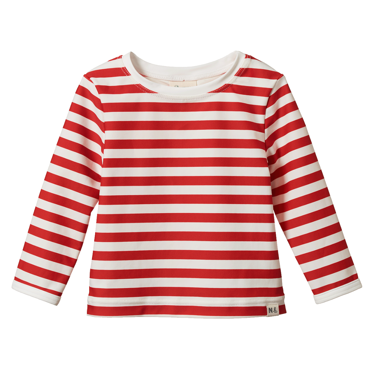 Nature Baby Splash Top Red Sea Stripe