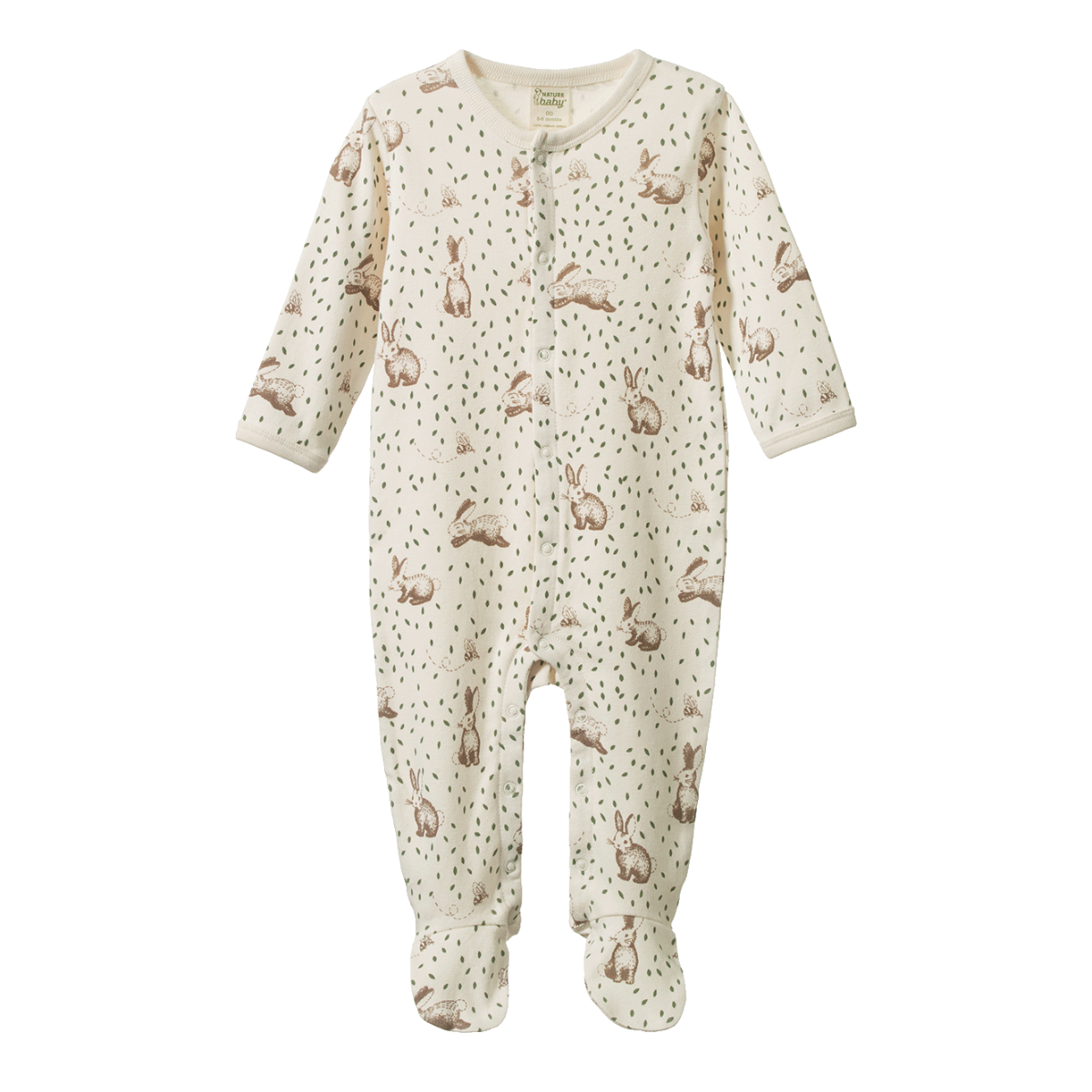 Nature Baby Stretch & Grow Romper Rabbitty