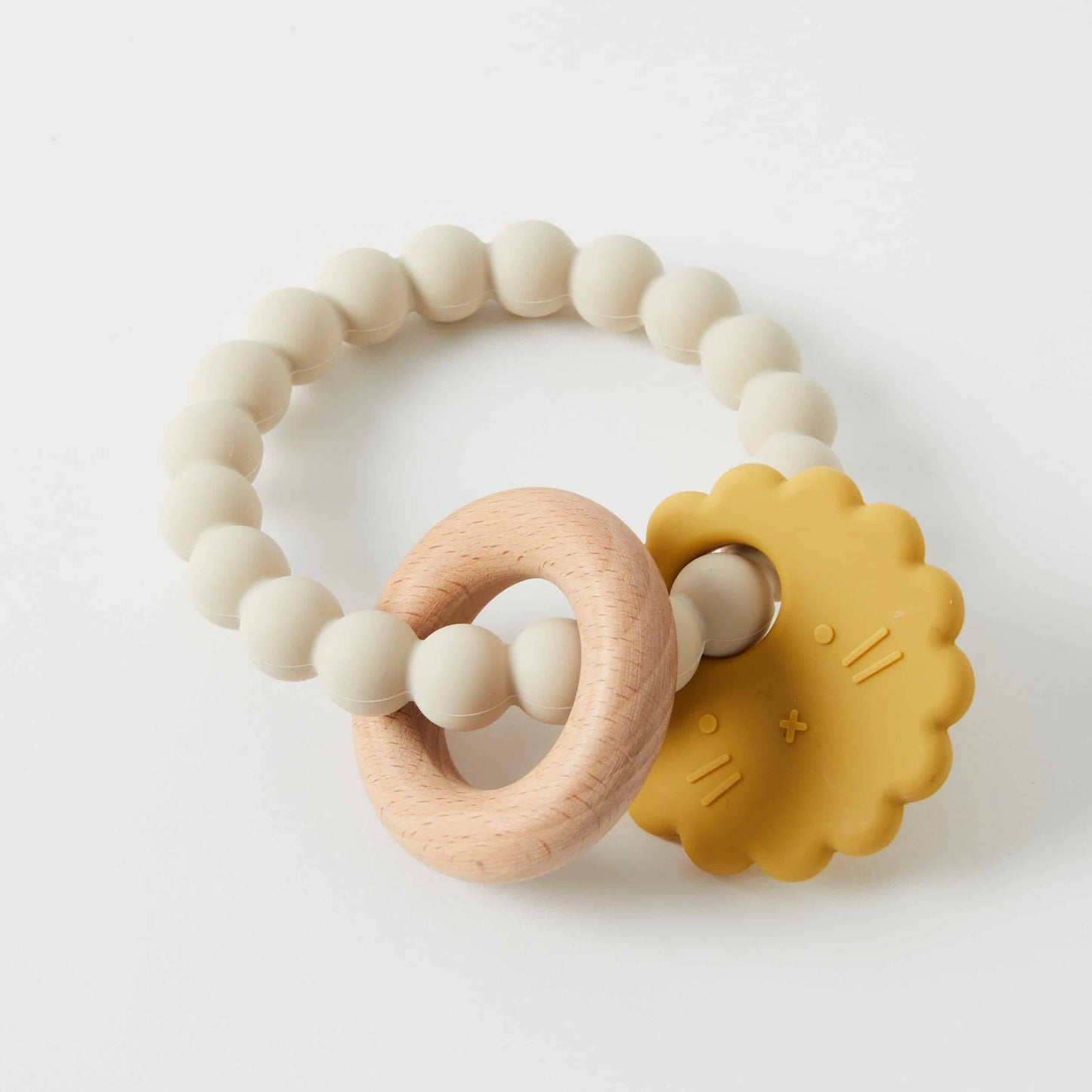 Nordic Kids Mika Silicone and Wood Teether