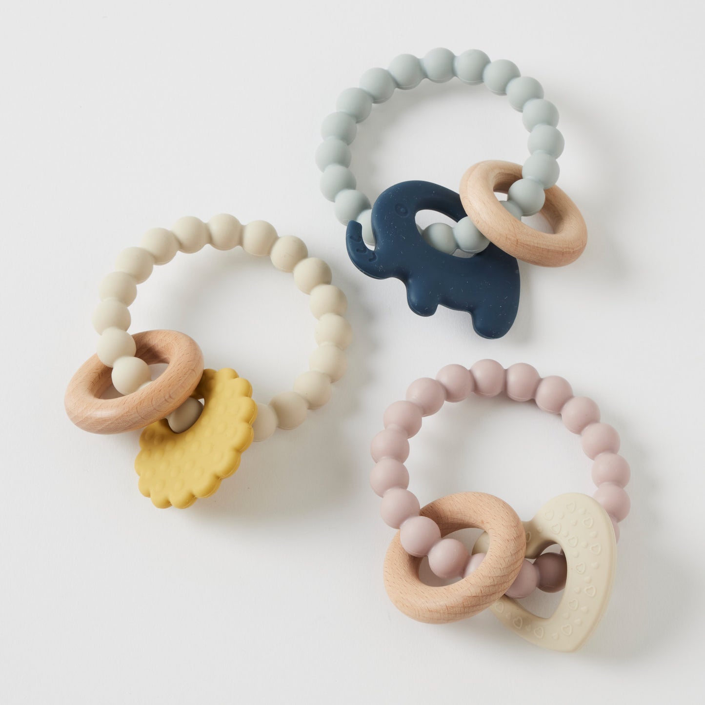 Nordic Kids Mika Silicone and Wood Teether