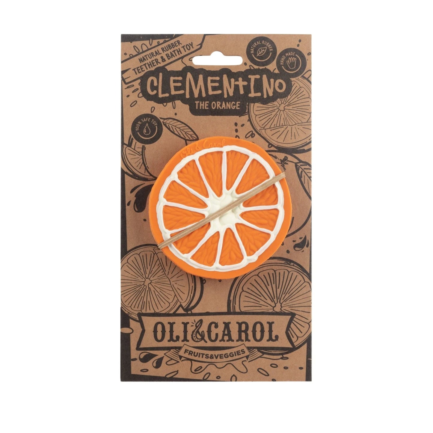 Oli & Carol Teether Clementino the Orange