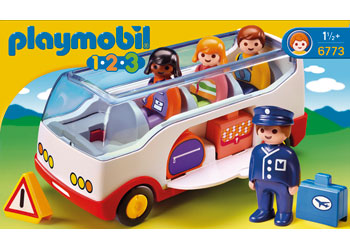 PlayMobil 123 Airport Shuttle Bus