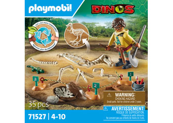 PlayMobil Archaeological Dig with Dinosaur Skeleton