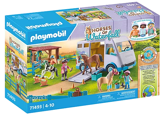 PlayMobil Horses of Waterfall Mobile Horse Riding School