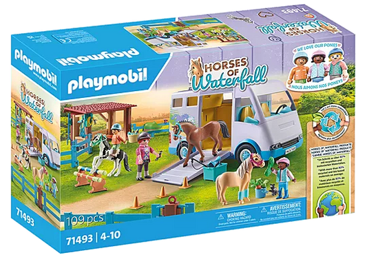 PlayMobil Horses of Waterfall Mobile Horse Riding School