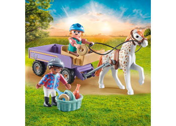 PlayMobil Horses of Waterfall Pony Carriage