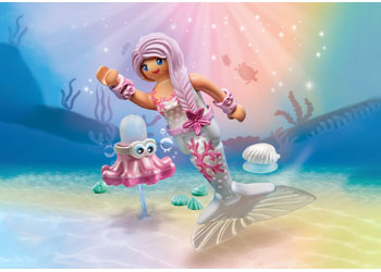 PlayMobil Mermaid with Water Spray Octopus