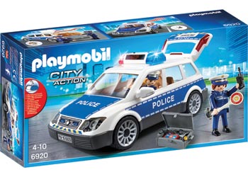 PlayMobil Police Car with Lights and Sound