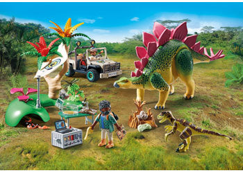 PlayMobil Research Camp with Dinosaurs