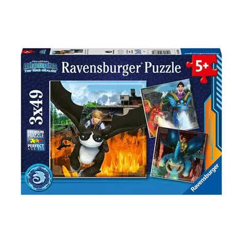 Ravensburger Wild Things Dragon Puzzle 3x49pc