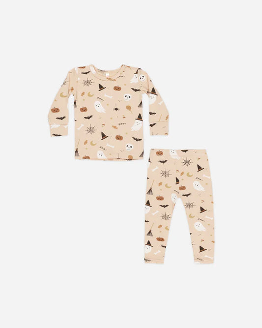 Quincy Mae Bamboo Pajama Set Halloween