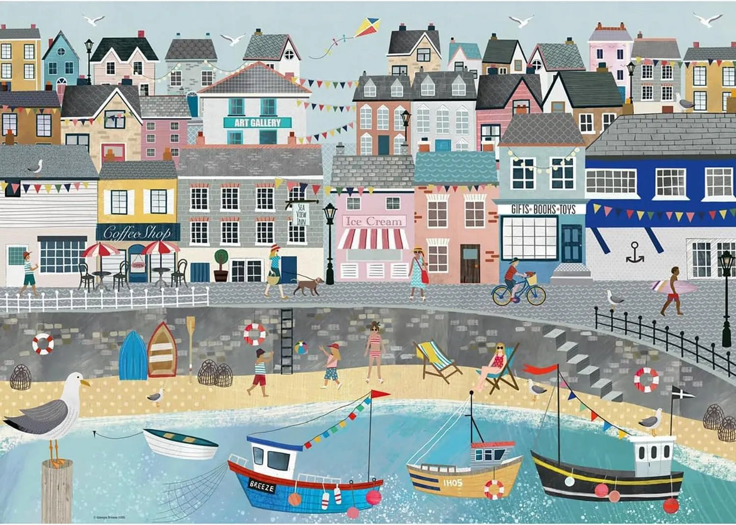Ravensburger 1000pc Jigsaw Puzzle Coastal Harbour