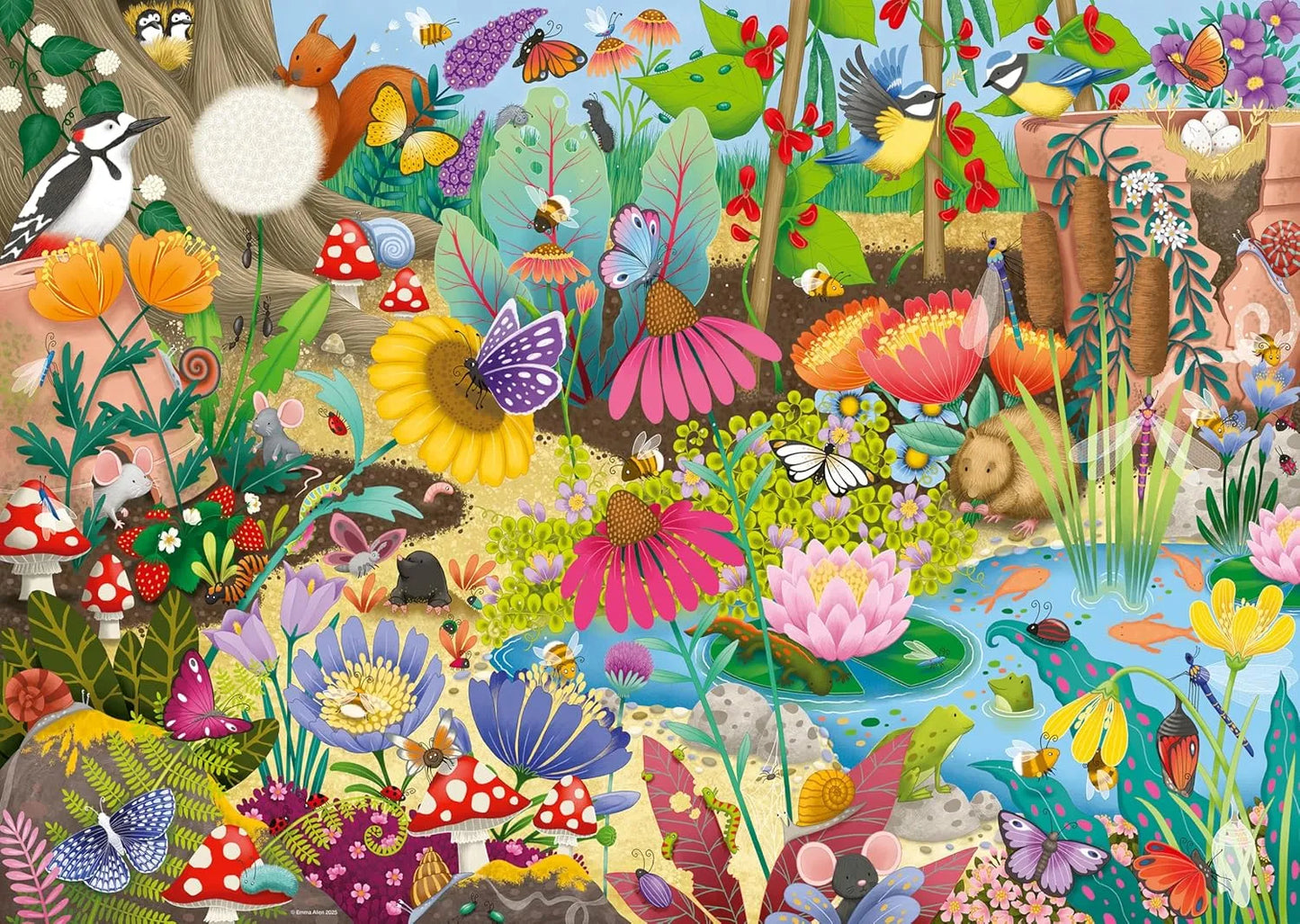 Ravensburger 1000pc Jigsaw Puzzle Little Garden World