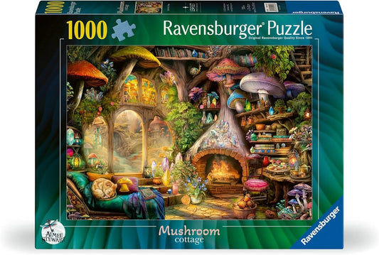 Ravensburger 1000pc Jigsaw Puzzle Mushroom Cottage
