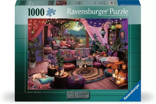 Ravensburger 1000pc Jigsaw Puzzle My Haven No 12 Boho Retreat