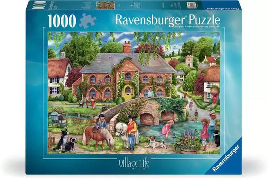 Ravensburger 1000pc Jigsaw Puzzle Village Life