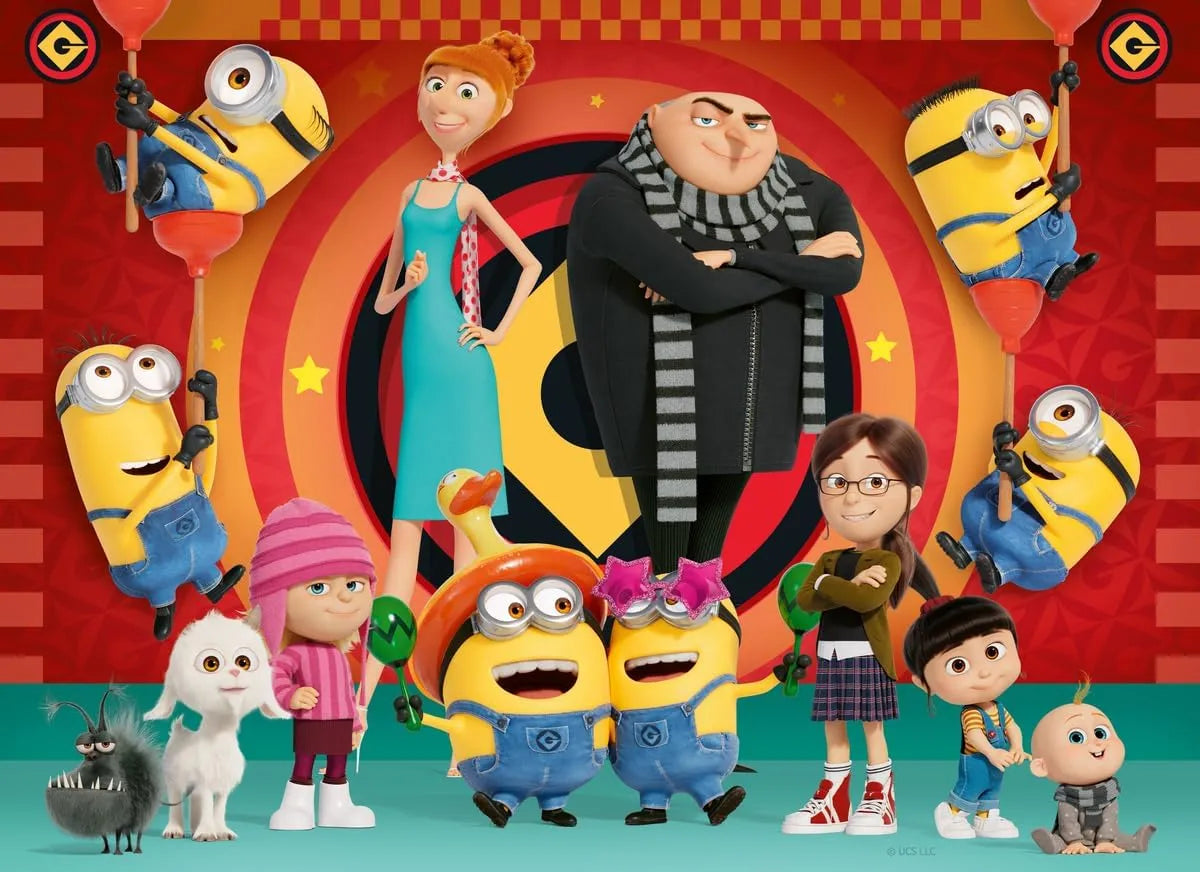 Ravensburger 4 x 100pc Jigsaw Puzzle Despicable Me Embrace Your Friends