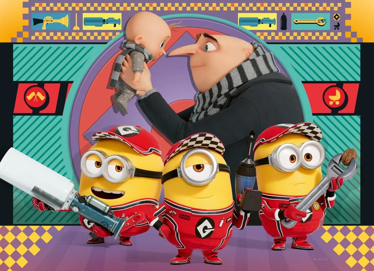Ravensburger 4 x 100pc Jigsaw Puzzle Despicable Me Embrace Your Friends