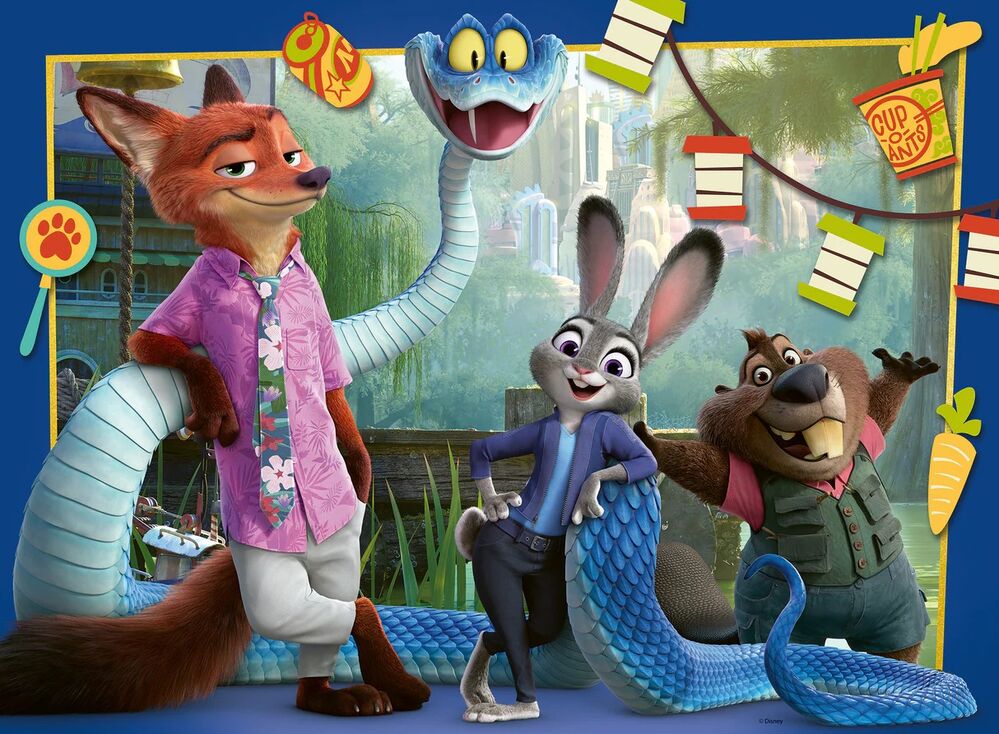 Ravensburger 100pc Jigsaw Puzzle Zootopia Back In Zootropolis
