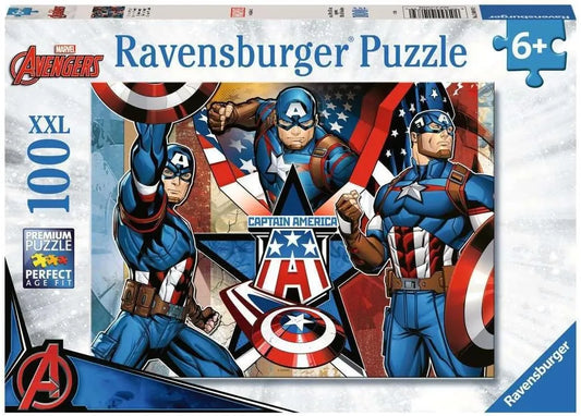 Ravensburger 100pc Jigsaw Puzzle Marvel Captain America