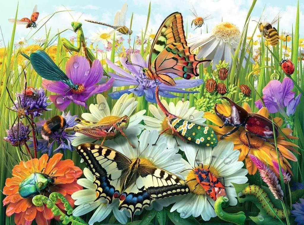 Ravensburger 100pc Jigsaw Puzzle Wonderful World Of Insects