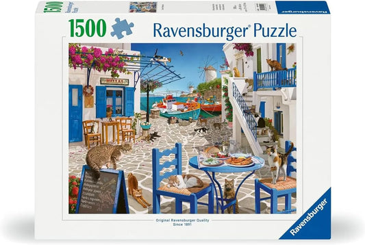 Ravensburger 1500pc Jigsaw Cats Of Mykonos