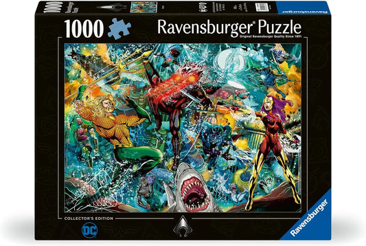 Ravensburger 1000pc Jigsaw Puzzle DC Comics Aquaman Collector's Edition