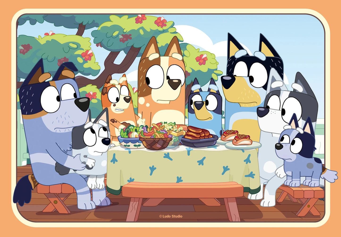 Ravensburger 2 x 24pc Jigsaw Puzzle Bluey Let's Do This