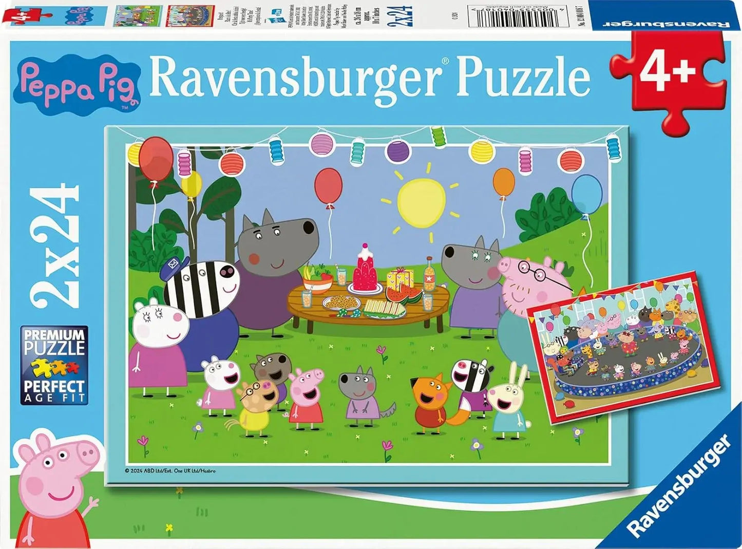 Ravensburger 2 x 24pc Jigsaw Puzzle Peppa Pig