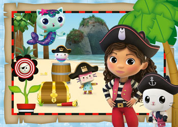 Ravensburger 24pc Giant Floor Jigsaw Puzzle Gabby's Pirate Adventure