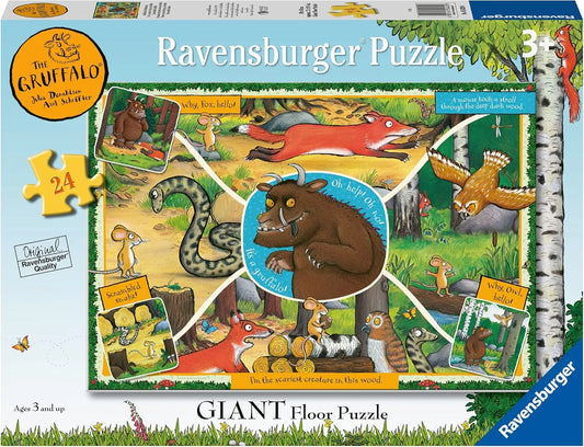 Ravensburger 24pc Jigsaw Giant Floor Puzzle The Gruffalo There's No Such Thing s A Gruffalo