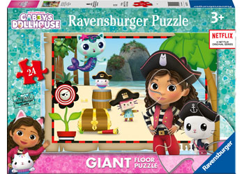 Ravensburger 24pc Giant Floor Jigsaw Puzzle Gabby's Pirate Adventure