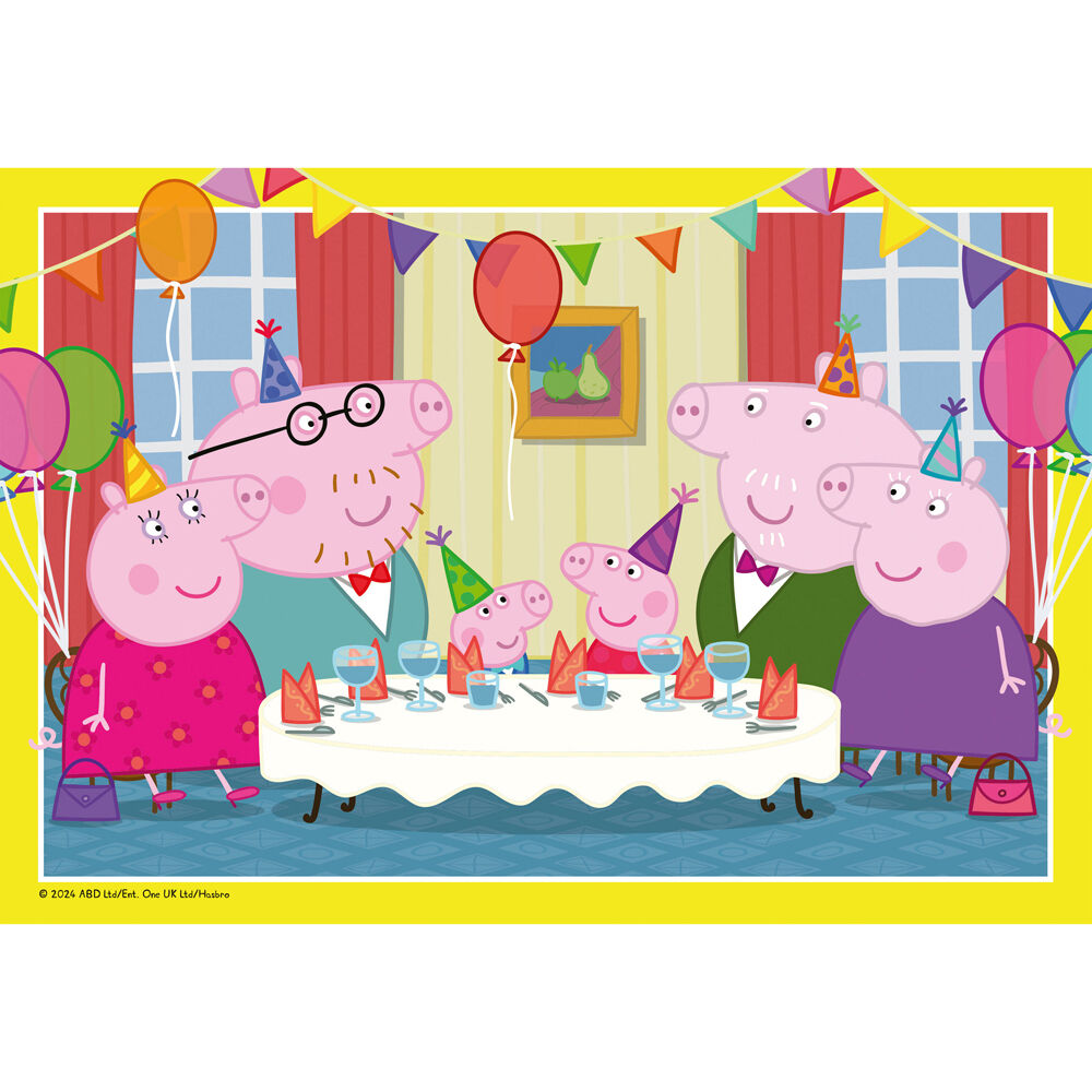 Ravensburger 2x12pc Jigsaw Puzzle Peppa Pig Time To Celebrate