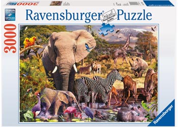 Ravensburger 3000pc Jigsaw Puzzle African Animal World