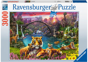 Ravensburger 3000pc Jigsaw Puzzle Tigers In Paradise