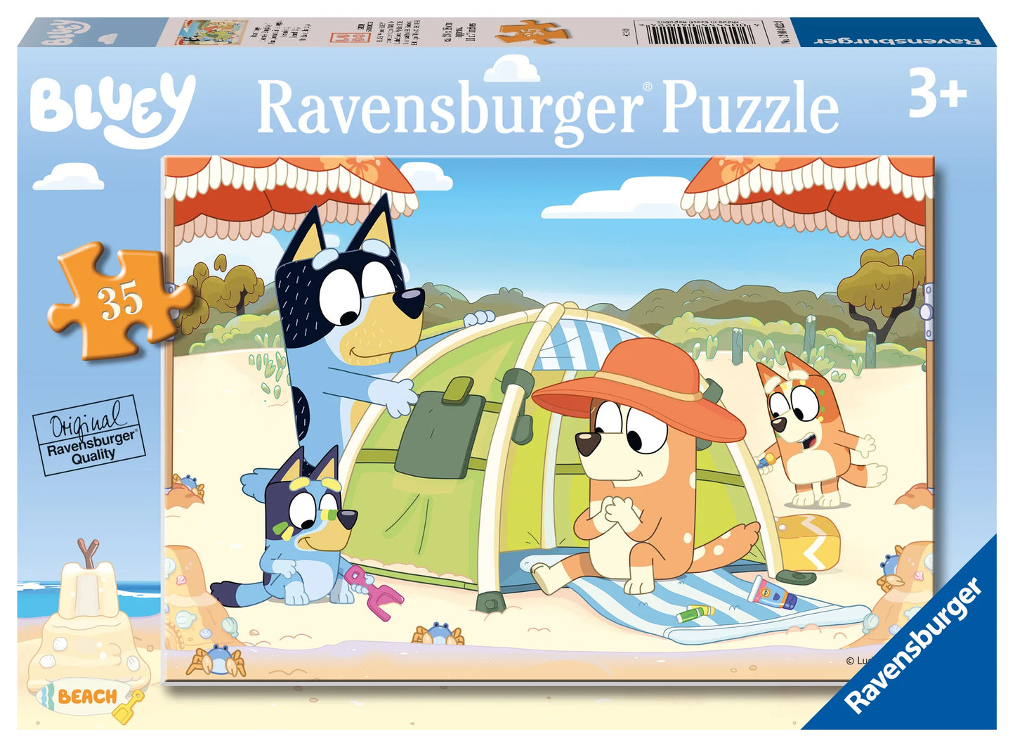 Ravensburger 35pc Jigsaw Puzzle Bluey Beach Day