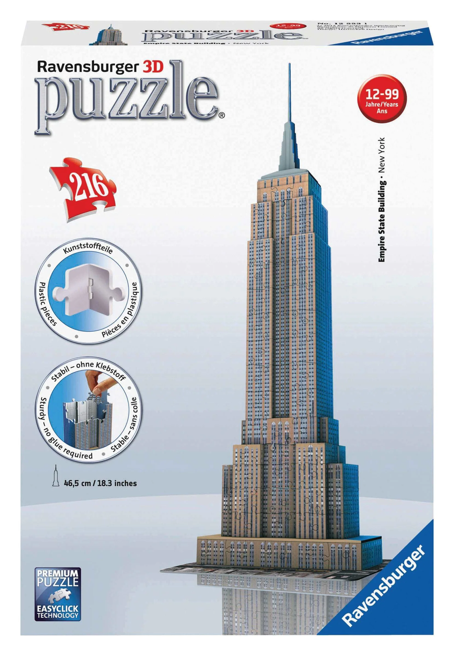 Ravensburger 3D 216pc Jigsaw Puzzle Empire State Building