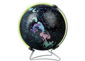 Ravensburger 3D Puzzle Ball 180pc Glow In The Dark Starglobe