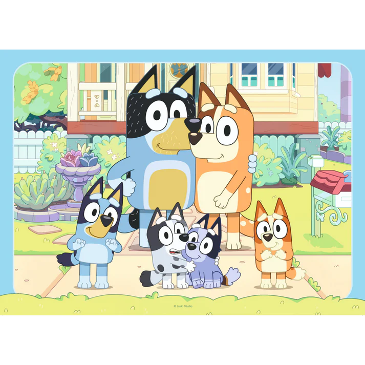 Ravensburger 4 x 42pc Bumper Jigsaw Puzzle Bluey Gotta Be Done