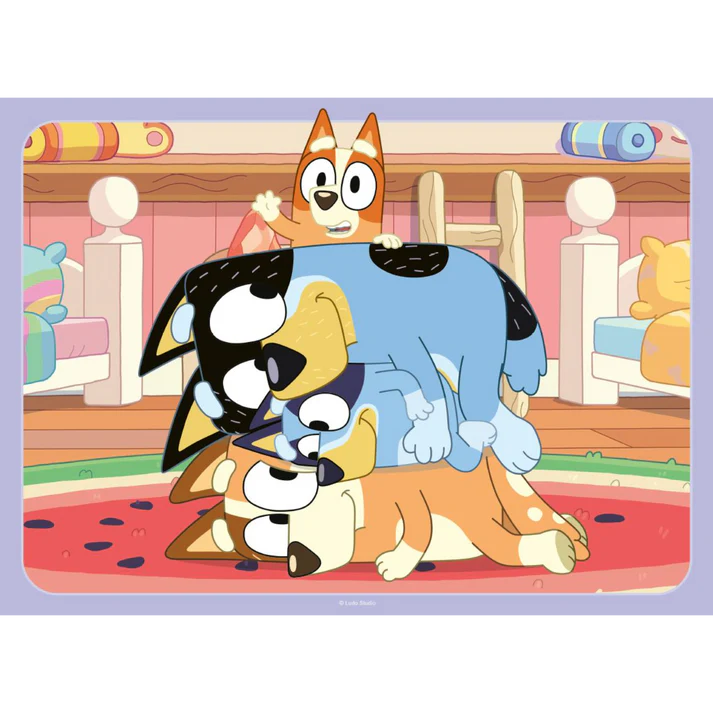 Ravensburger 4 x 42pc Bumper Jigsaw Puzzle Bluey Gotta Be Done