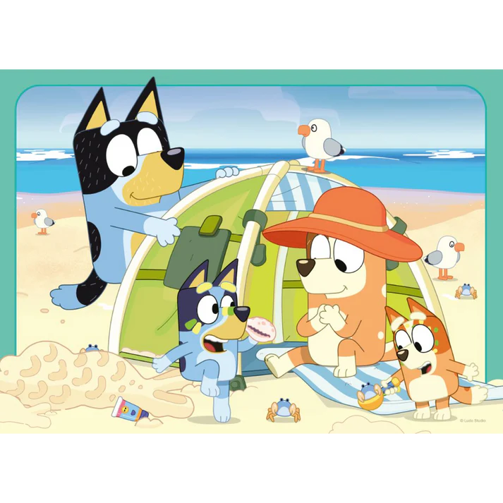 Ravensburger 4 x 42pc Bumper Jigsaw Puzzle Bluey Gotta Be Done