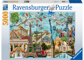 Ravensburger 5000pc Jigsaw Puzzle Big City Collage