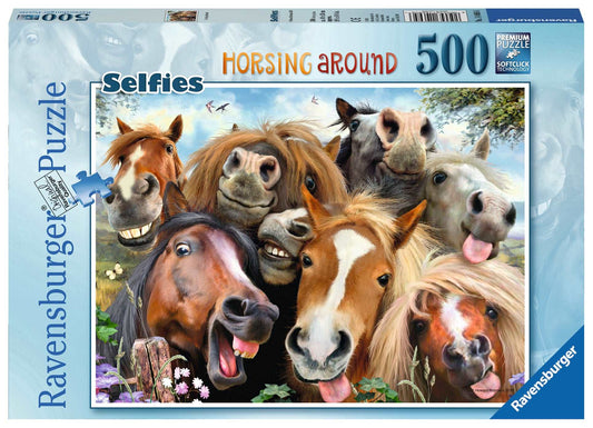 Ravensburger 500pc Jigsaw Puzzle Horsing Around
