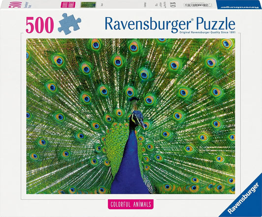 Ravensburger 500pc Jigsaw Puzzle Peacock