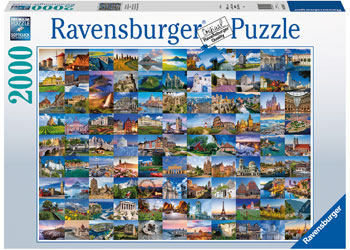 Ravensburger 2000pc Jigsaw Puzzle 99 Places In Europe