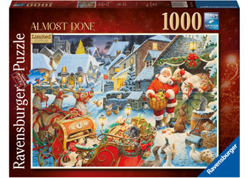 Ravensburger 1000pc Jigsaw Puzzle Christmas No27 Almost Done