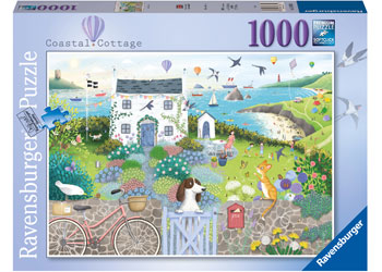 Ravensburger 1000pc Jigsaw Puzzle Coastal Cottage