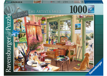 Ravensburger 1000pc Jigsaw Puzzle Haven No 11 The Artist's Shed