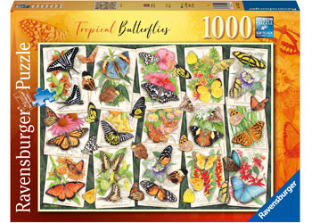 Ravensburger 1000pc Jigsaw Puzzle Tropical Butterfly